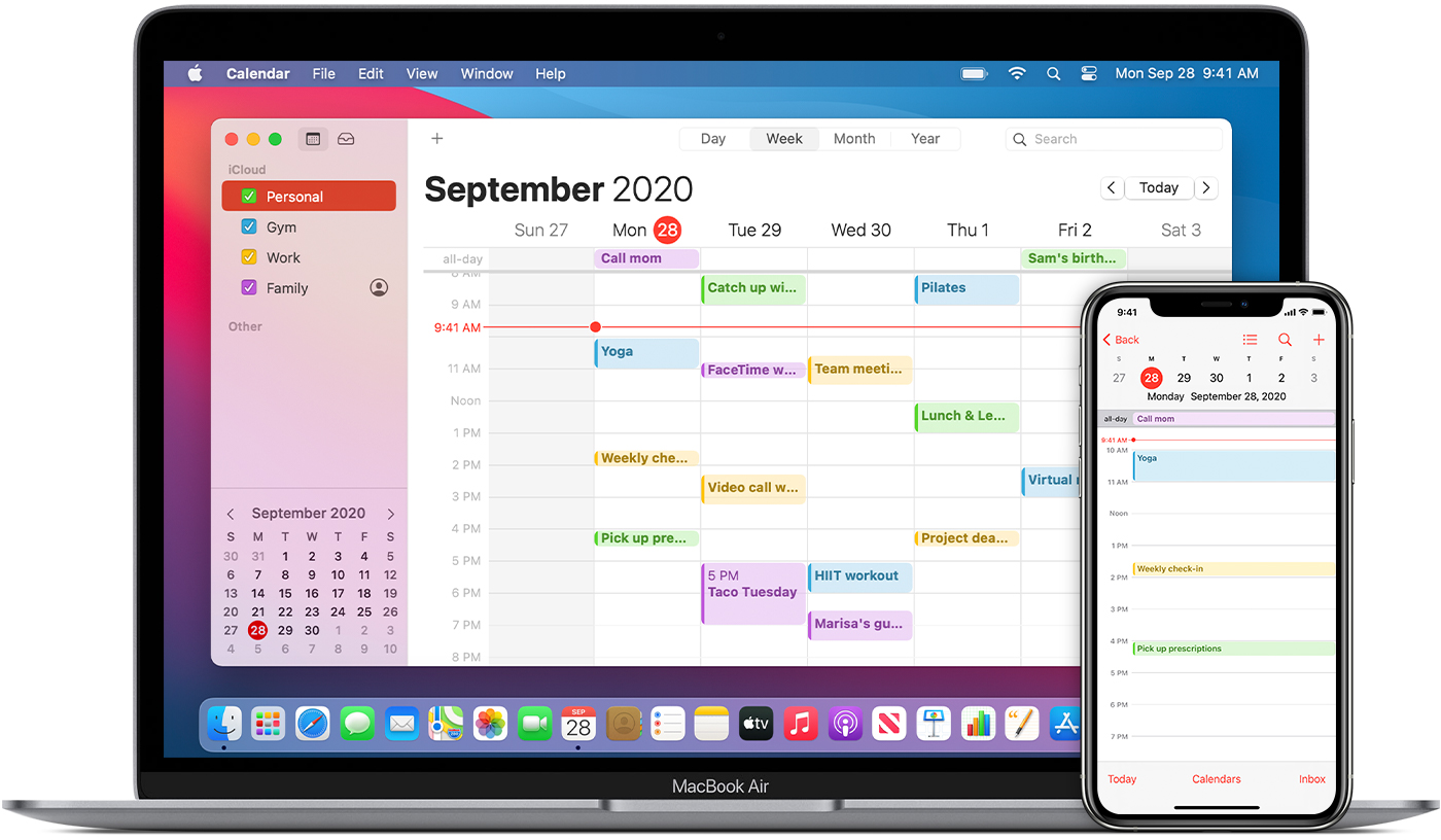 calendar app for mac keeps spinning